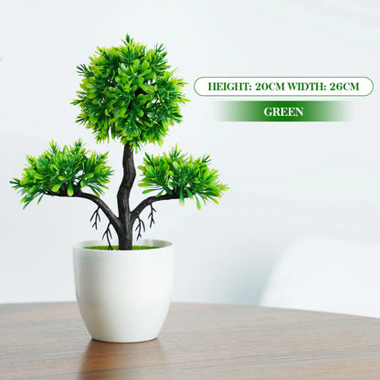 Artificial Bonsai Plant - Lifelike Decor for Home & Office