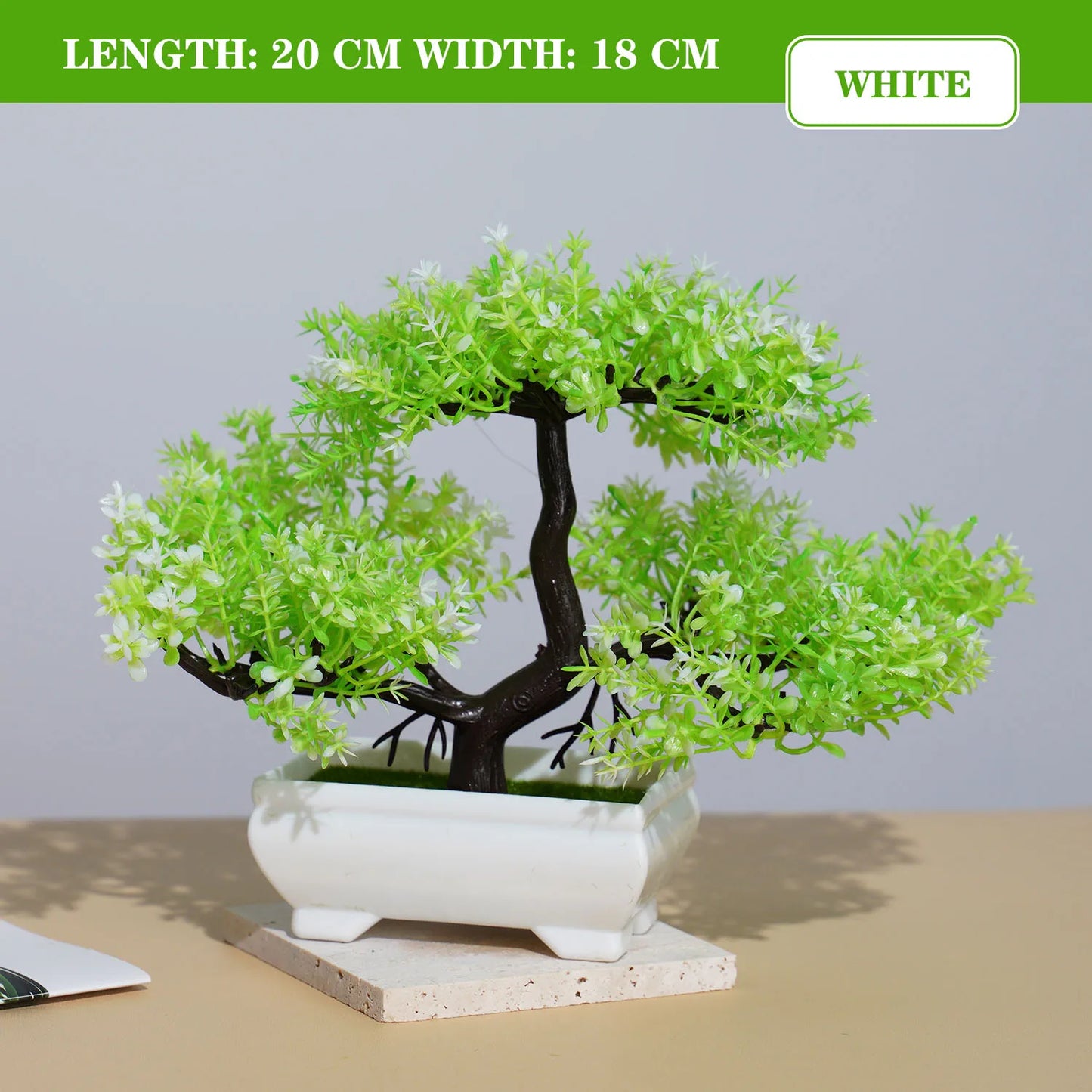 Artificial Bonsai Plant - Lifelike Decor for Home & Office