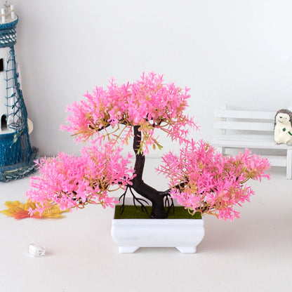 Artificial Bonsai Plant - Lifelike Decor for Home & Office