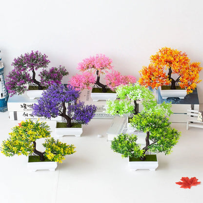 Artificial Bonsai Plant - Lifelike Decor for Home & Office