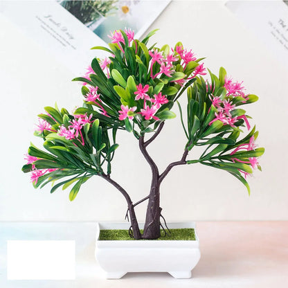 Artificial Bonsai Plant - Lifelike Decor for Home & Office