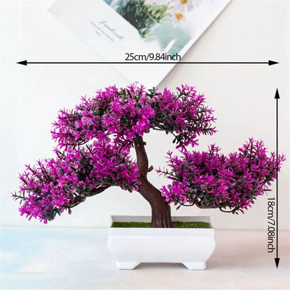 Artificial Bonsai Plant - Lifelike Decor for Home & Office