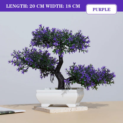 Artificial Bonsai Plant - Lifelike Decor for Home & Office