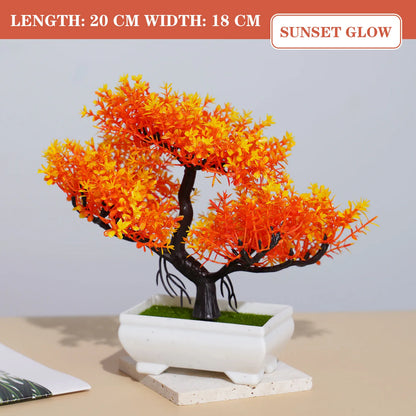 Artificial Bonsai Plant - Lifelike Decor for Home & Office